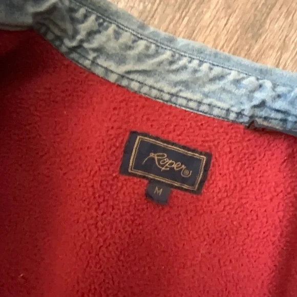 MOTLEY CRUE Oversized vintage Roper fleece lined jacket
